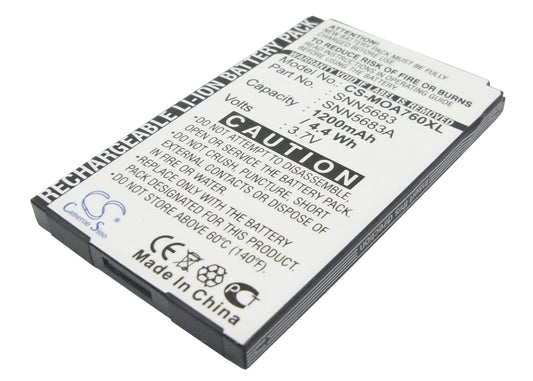 Replacement Battery for Motorola A760 – Mobile, SmartPhone – 1200mAh / 3.7V