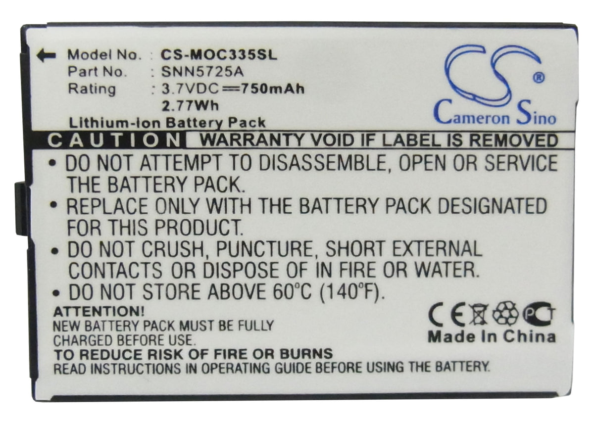 Replacement Battery for Motorola C300 – Mobile, SmartPhone – 750mAh / 3.7V