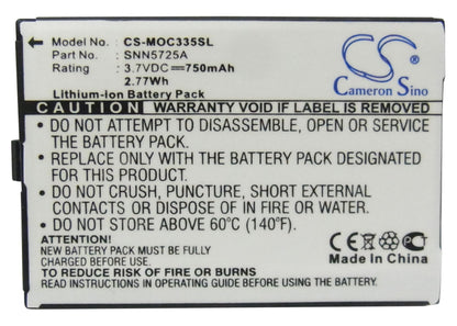 Replacement Battery for Motorola C300 – Mobile, SmartPhone – 750mAh / 3.7V