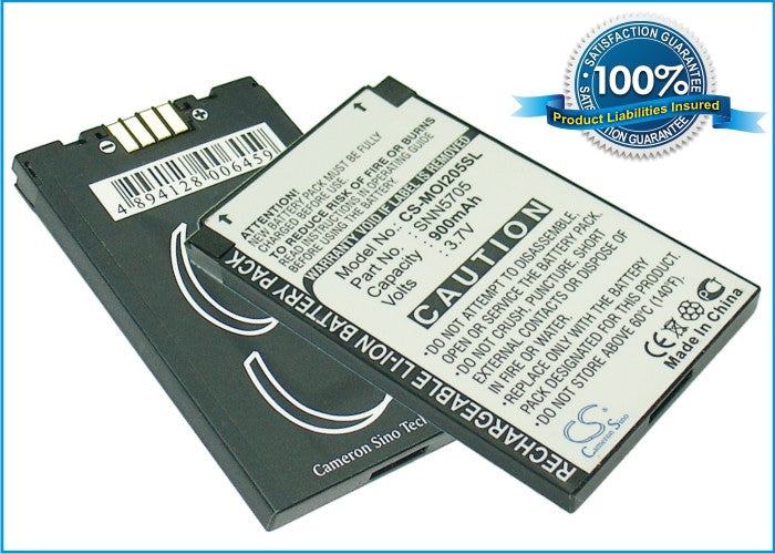 Replacement Battery for Motorola Nextel i205 – Mobile, SmartPhone – 750mAh / 3.7V