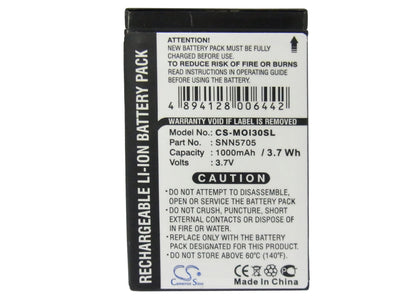 Replacement Battery for Motorola i870 – Mobile, SmartPhone – 1000mAh / 3.7V