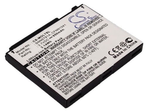 Replacement Battery for Motorola L7 – Mobile, SmartPhone – 850mAh / 3.7V