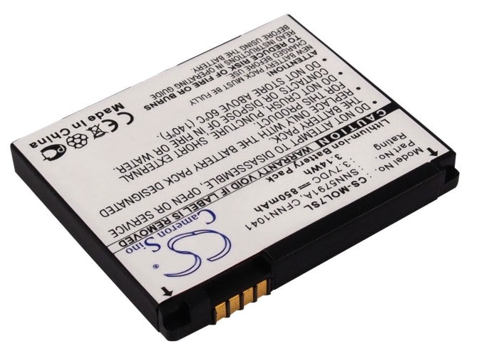 Replacement Battery for Motorola L7 – Mobile, SmartPhone – 850mAh / 3.7V