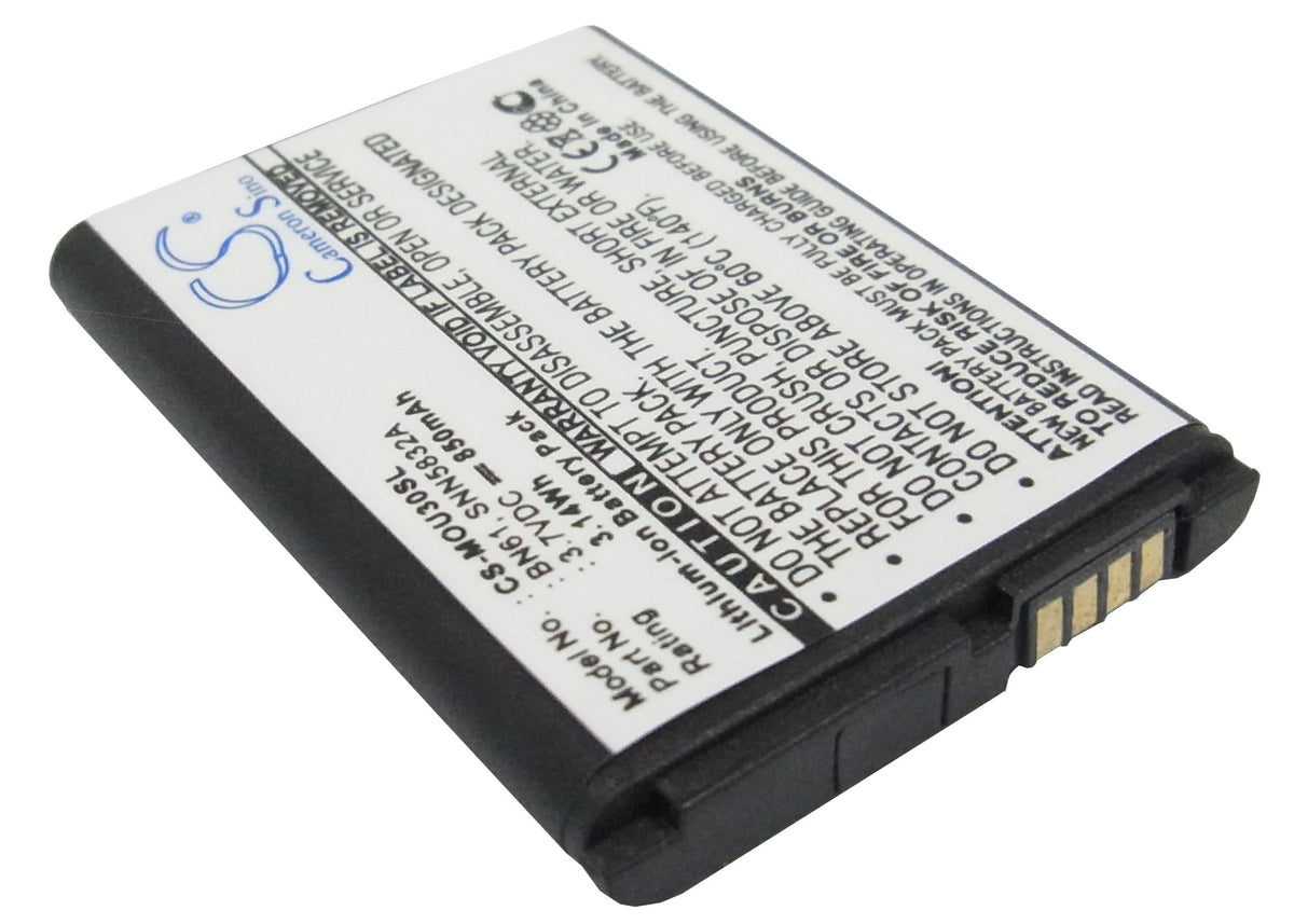 Replacement Battery for Motorola Krave ZN4 – Mobile, SmartPhone – 850mAh / 3.7V