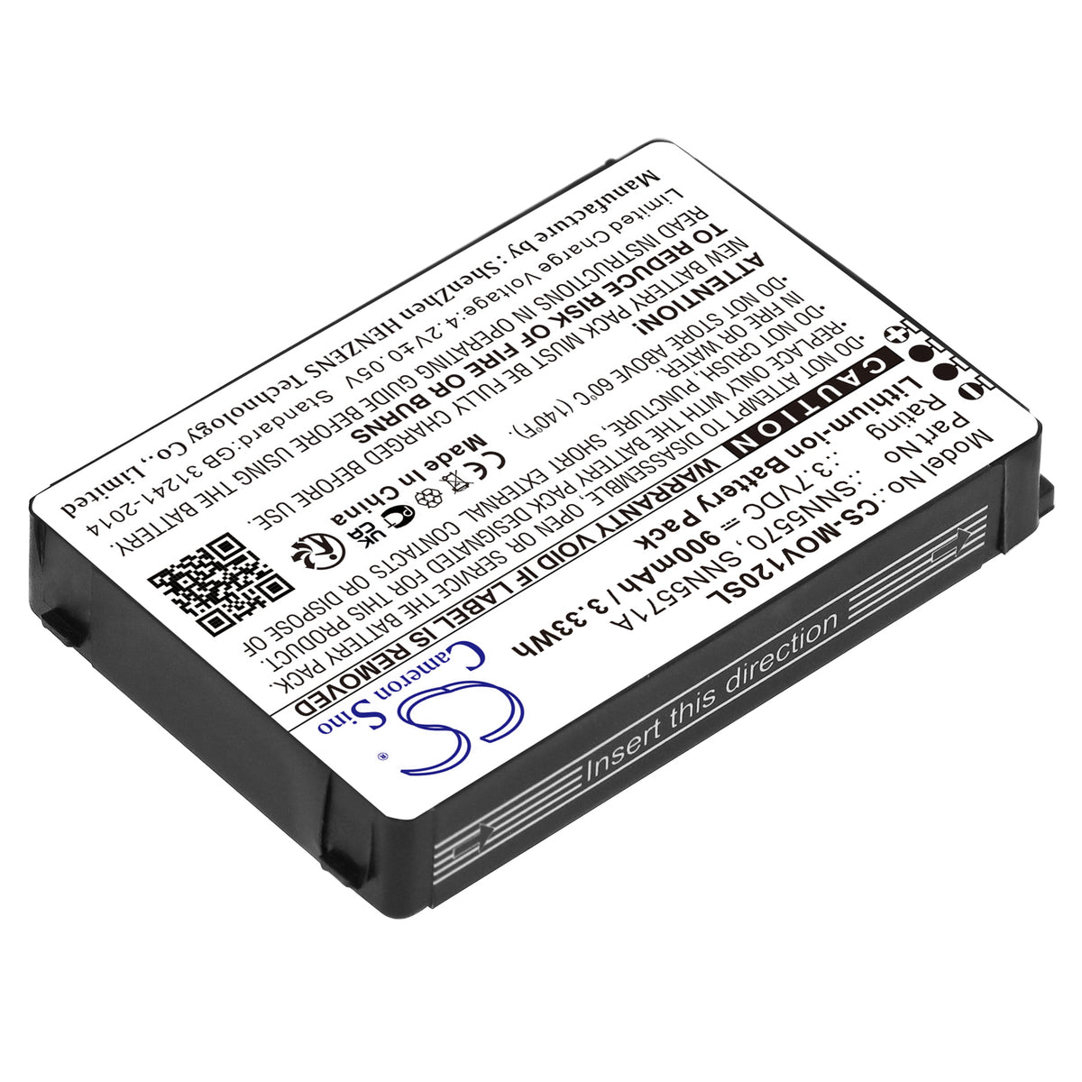 Replacement Battery for Motorola V120 – Mobile, SmartPhone – 900mAh / 3.7V