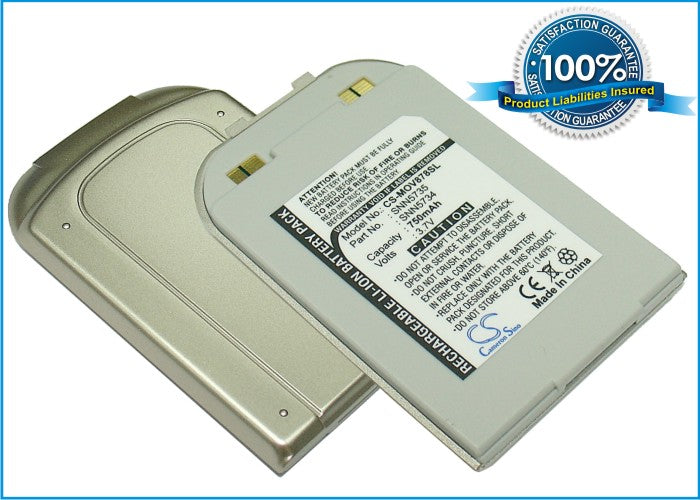 Replacement Battery for Motorola V878 – Mobile, SmartPhone – 750mAh / 3.7V