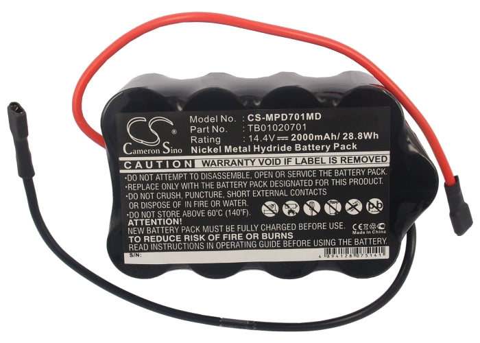 Replacement Battery for Medtronic Primedic DEFI-B – Medical – 2000mAh / 14.4V