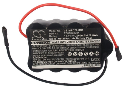 Replacement Battery for Medtronic Primedic DEFI-B – Medical – 2000mAh / 14.4V