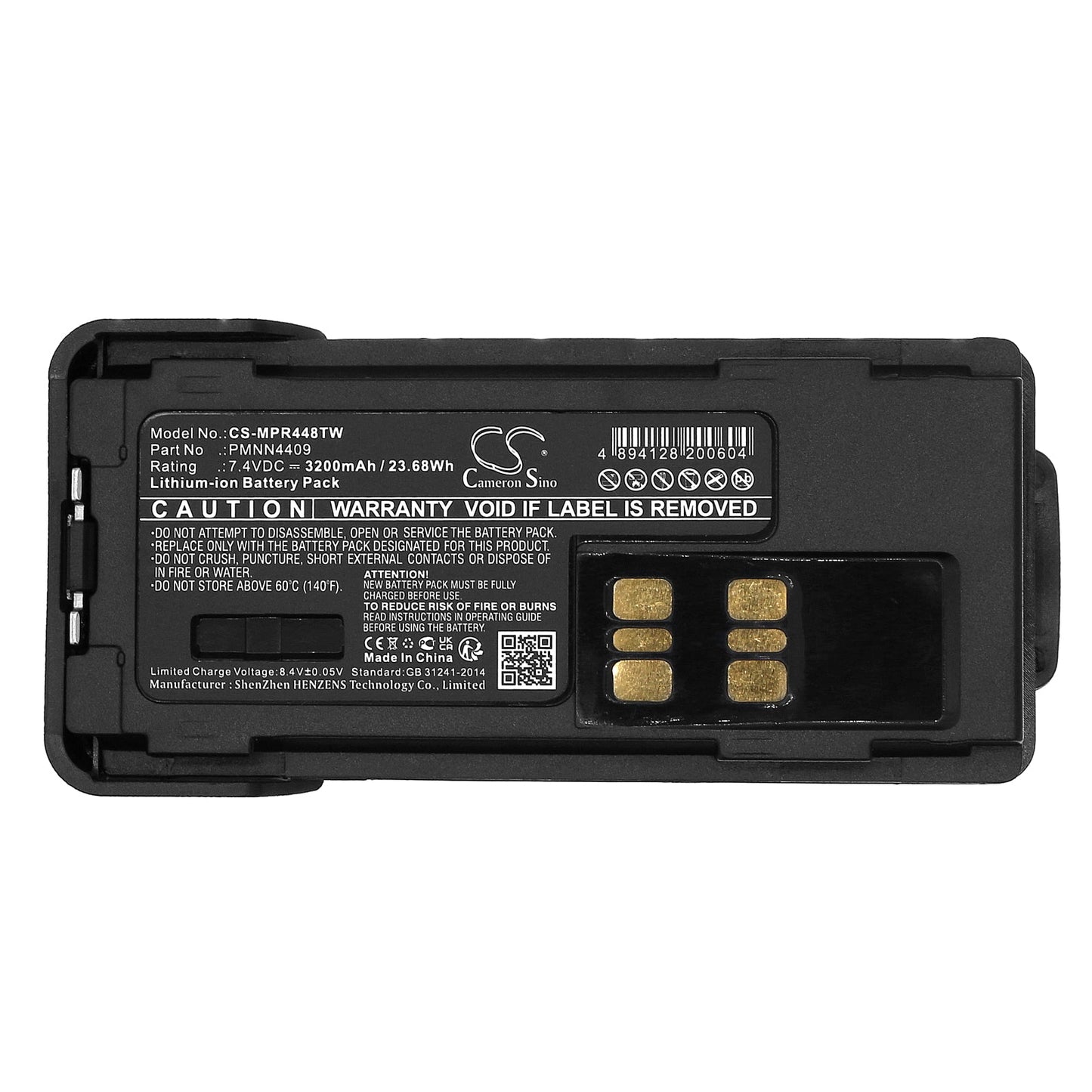 Replacement Battery for Motorola  APX2000 – Two-Way Radio – 3200mAh / 23.68Wh / 7.4V
