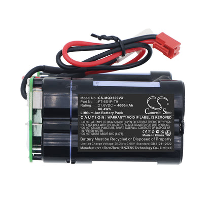 Replacement Battery for Miboi QX-V6 – Vacuum – 4000mAh / 21.6V