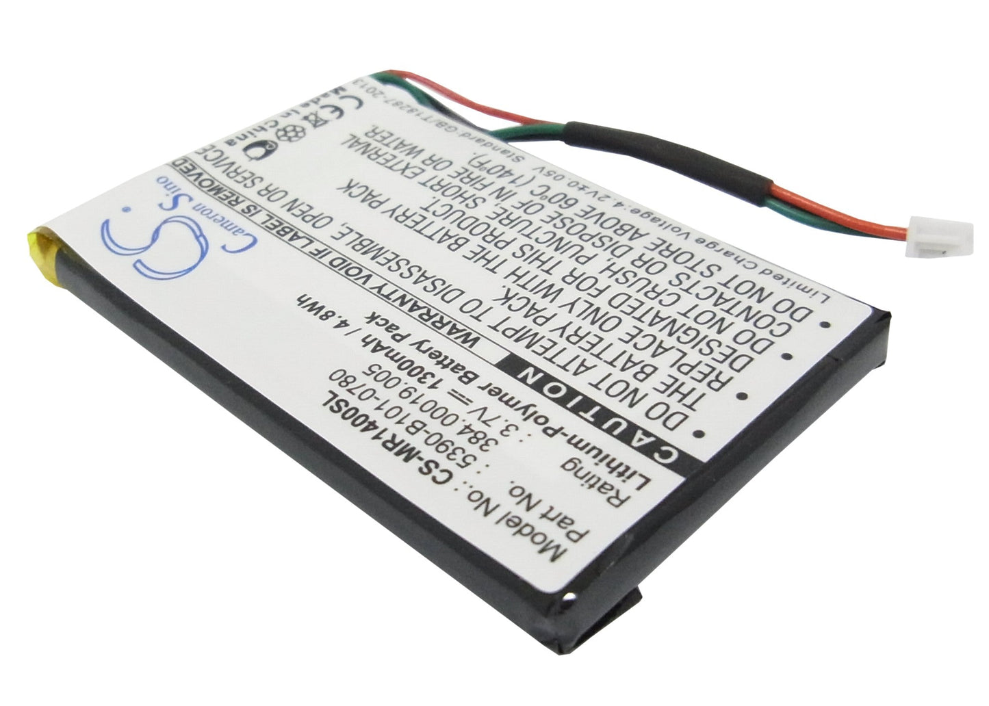 Replacement Battery for Magellan  RoadMate 1400 – GPS, Navigator – 1300mAh / 3.7V
