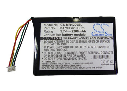 Replacement Battery for Magellan  Maestro 4200 – GPS, Navigator – 2200mAh / 3.7V