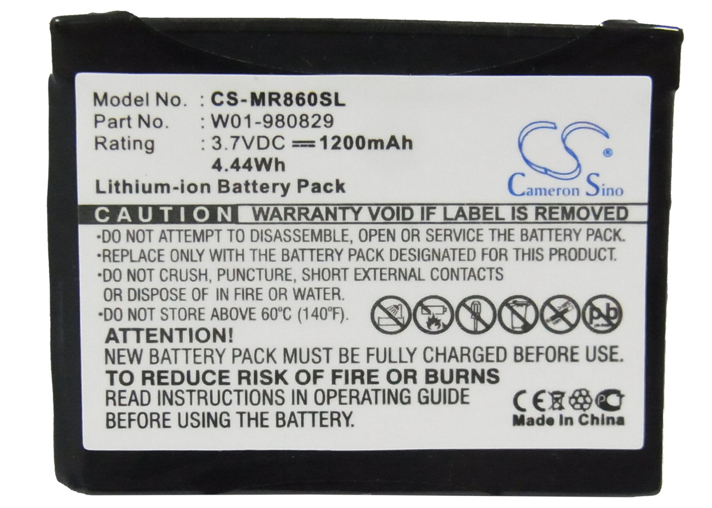 Replacement Battery for Magellan RoadMate 800 – GPS, Navigator – 1200mAh / 3.7V - image 5