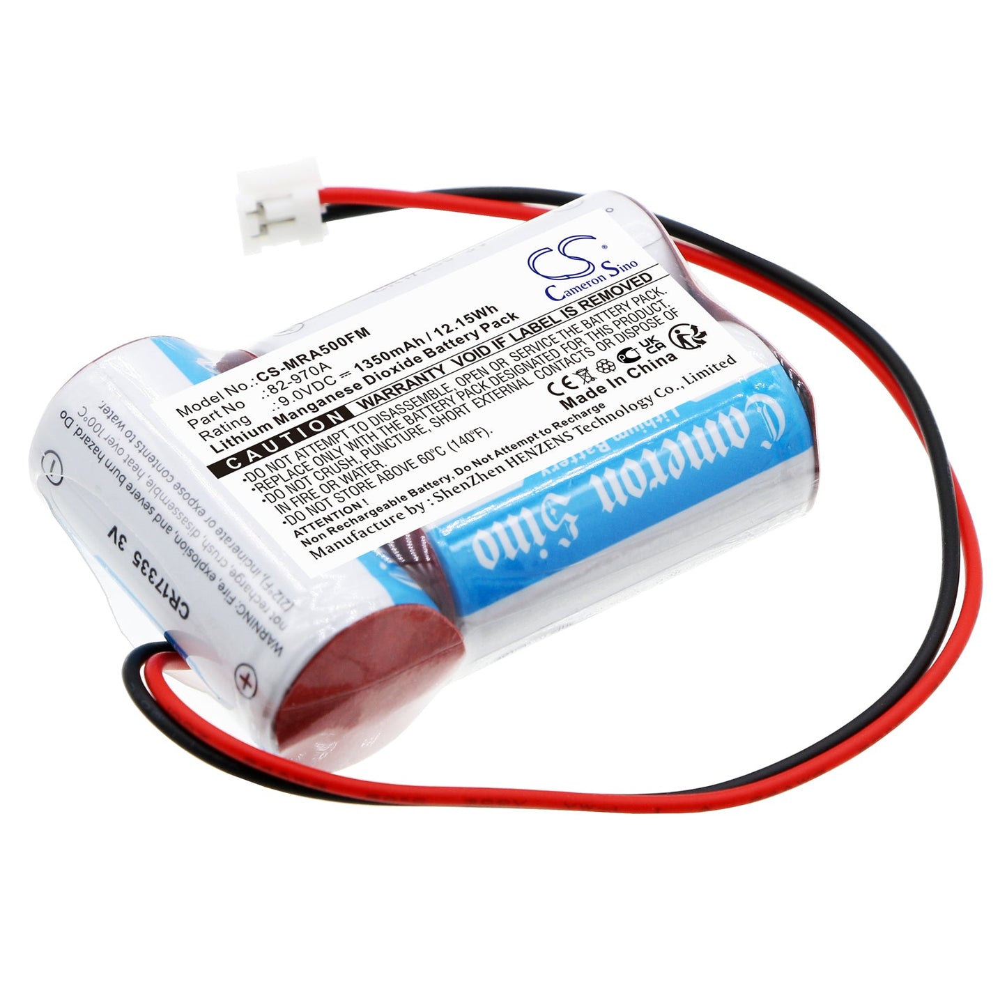 Replacement Battery for Sailor  SE406-II – Marine Safety & Flotation Devices – 1350mAh / 12.15Wh / 9.0V
