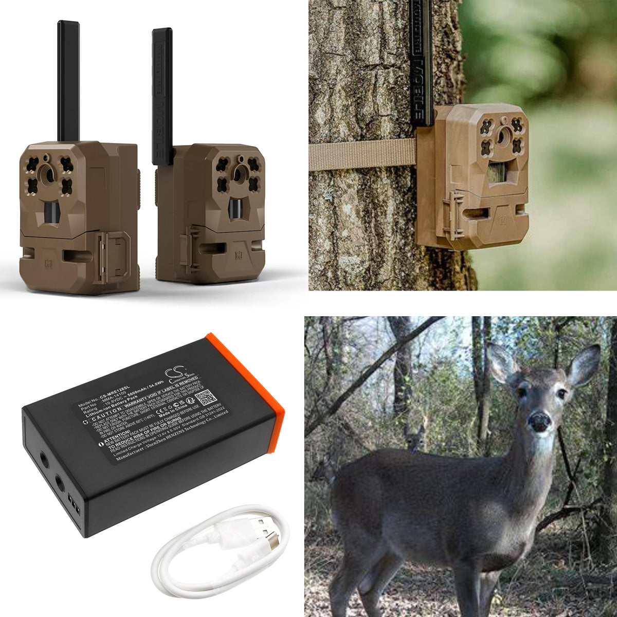 Replacement Battery for Moultrie Edge – Sports & Outdoors – 5000mAh / 10.8V