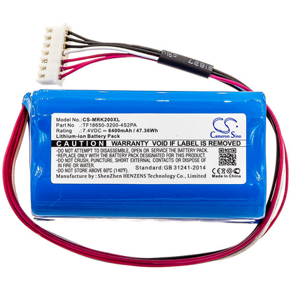 Replacement Battery for Marshall  Kilburn II – 6400mAh / 47.36Wh