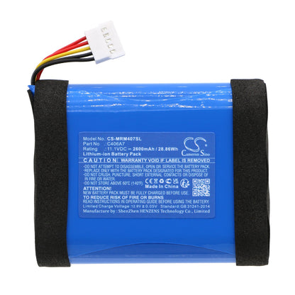 Replacement Battery for Marshall  Middleton – Speaker – 2600mAh / 28.86Wh / 11.1V