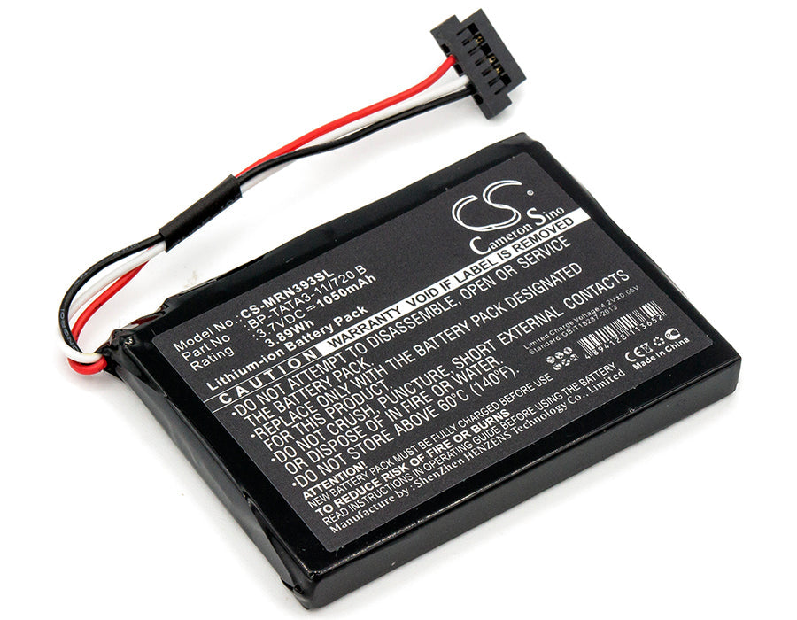 Replacement Battery for Mio  Moov M410 – GPS, Navigator – 1050mAh / 3.89Wh / 3.7V