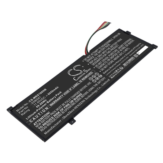 Replacement Battery for Mechrevo 16 Pro – Notebook, Laptop – 6050mAh / 11.55V