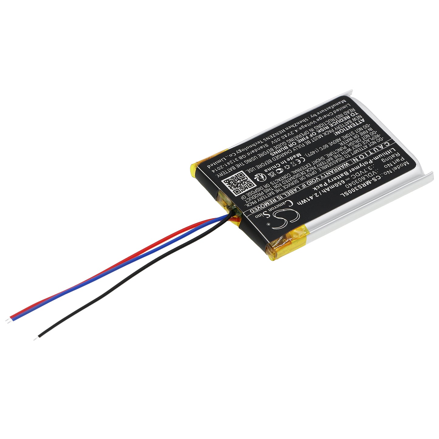 Replacement Battery for Marshall Major II – Wireless Headset – 650mAh / 3.7V - image 2