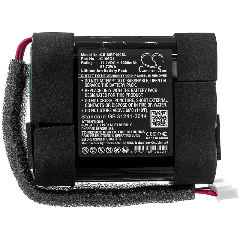 Replacement Battery for Marshall  Tufton – 5200mAh / 57.72Wh