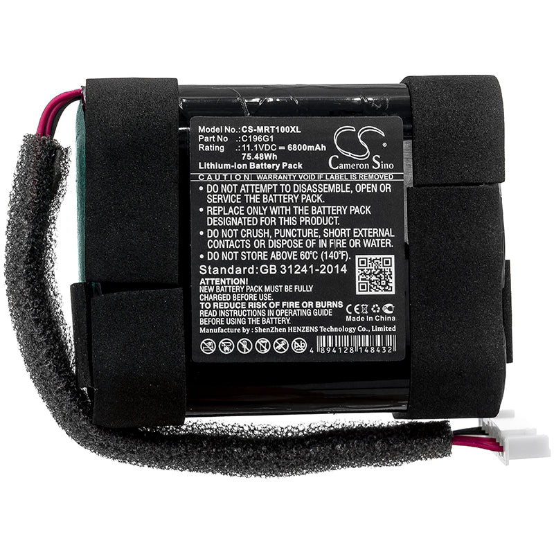 Replacement Battery for Marshall  Tufton – 6800mAh / 75.48Wh