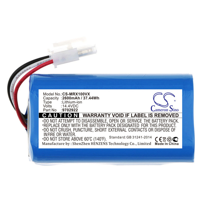 Replacement Battery for Miele SLQL0 – Vacuum – 2600mAh / 14.4V