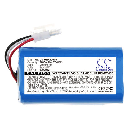 Replacement Battery for Miele SLQL0 – Vacuum – 2600mAh / 14.4V