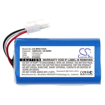 Replacement Battery for Miele SLQL0 – Vacuum – 3400mAh / 14.4V