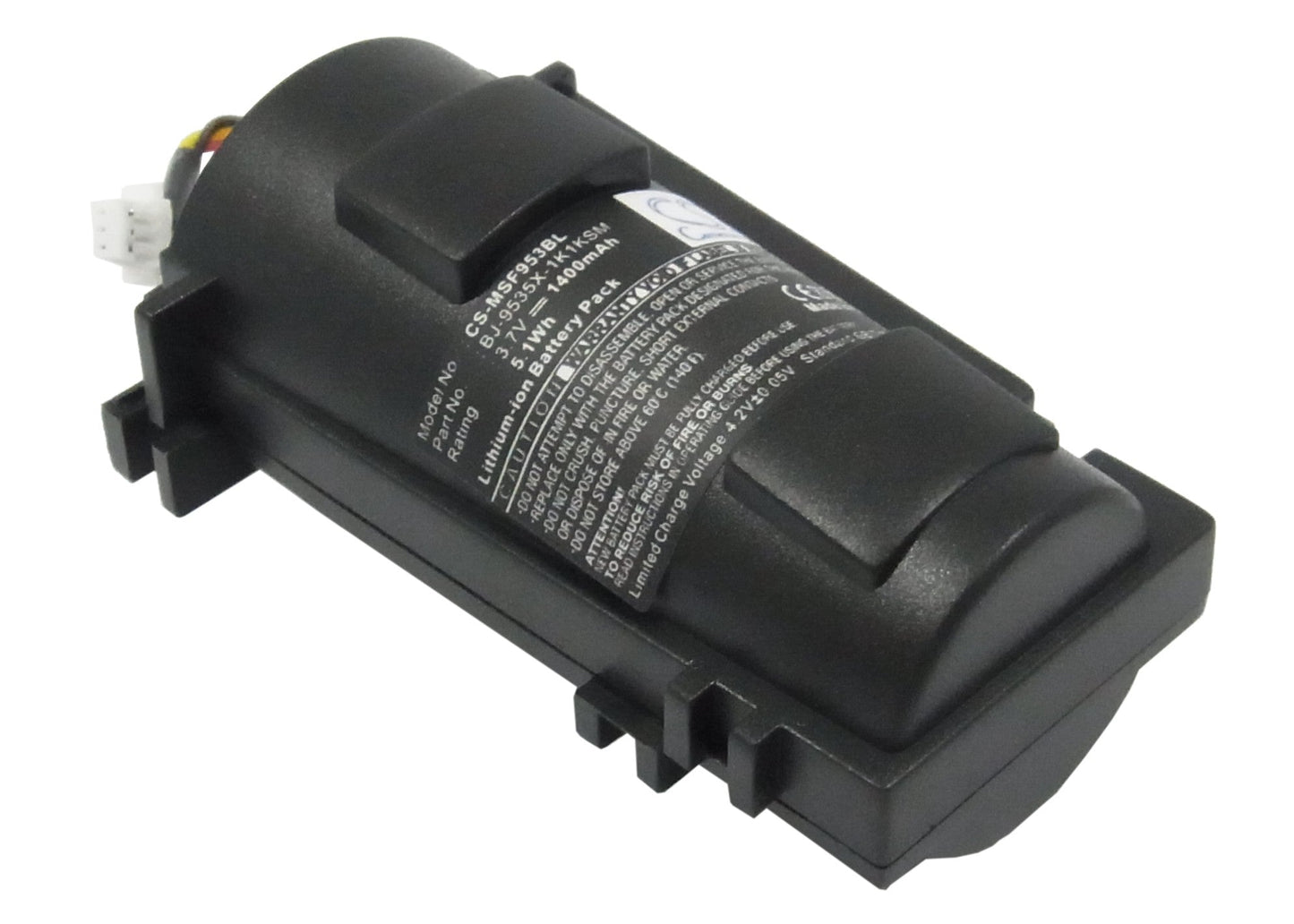 Replacement Battery for Metrologic  Dolphin 9535 – Barcode Scanner – 1400mAh/5.1Wh / 3.7V