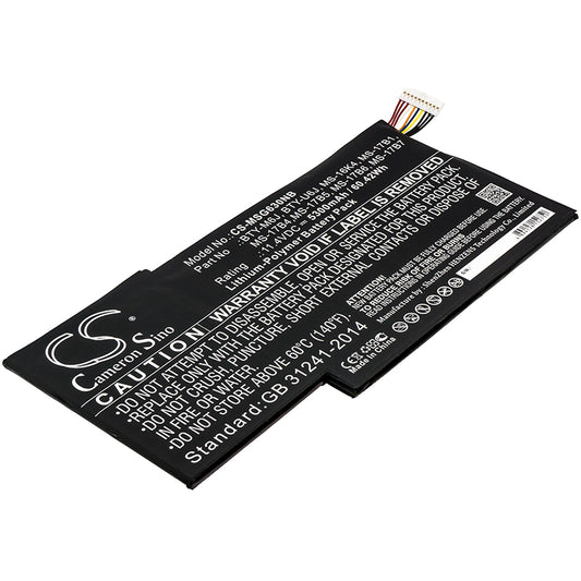Replacement Battery for MSI GS63 7RE Stealth Pro – Notebook, Laptop – 5300mAh / 11.4V