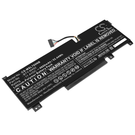 Replacement Battery for MSI Bravo 15 B5DD-007XES – Notebook, Laptop – 4600mAh / 11.4V