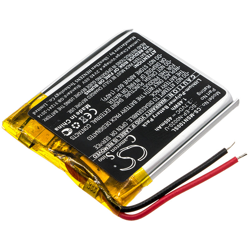 Replacement Battery for Monster Ncredible Ntune – Wireless Headset – 400mAh / 3.7V - image 2