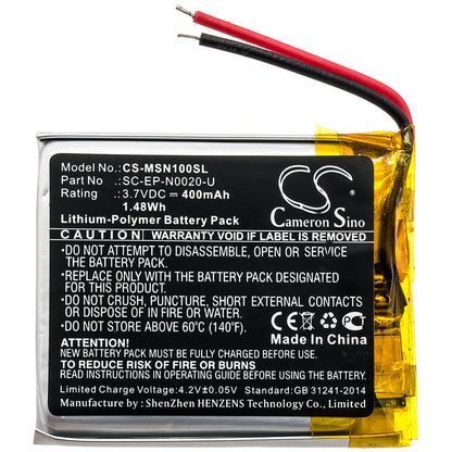 Replacement Battery for Monster Ncredible Ntune – Wireless Headset – 400mAh / 3.7V - image 3