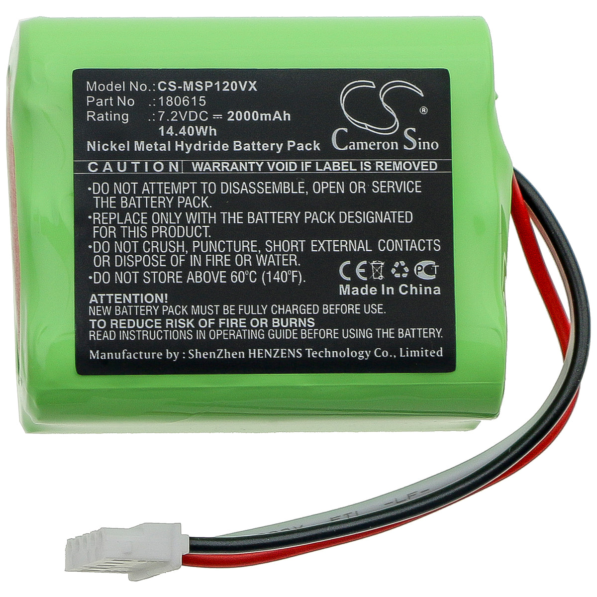 Replacement Battery for Mamibot Sweepur 120 – Vacuum – 2000mAh / 7.2V