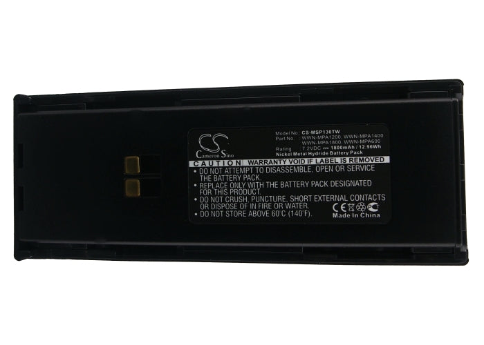 Replacement Battery for Midland  SL55 – Two-Way Radio – 1800mAh / 12.96Wh / 7.2V