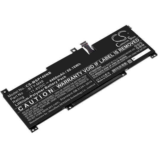 Replacement Battery for MSI GSP14 – Notebook, Laptop – 4400mAh / 11.4V