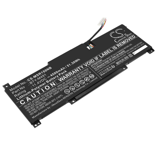 Replacement Battery for MSI Modern 15 A10M-296IN – Notebook, Laptop – 4500mAh / 11.4V