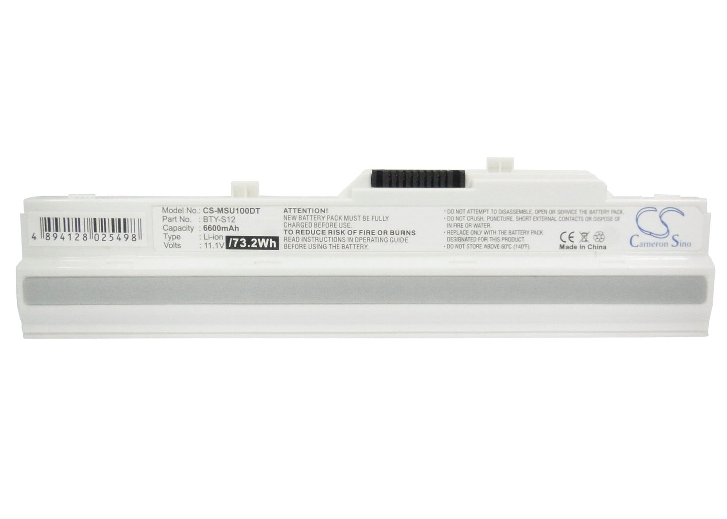 Replacement Battery for Ahtec  Netbook LUG N011 – Notebook, Laptop – 6600mAh / 11.1V