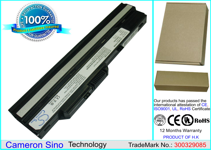 Replacement Battery for Casper | LG | MyBook | Mouse Computer | Datron | Mivvy | CMS | Proline | MSI | Tsunami | Advent | Roverbook | Medion | Ahtec M - image 1