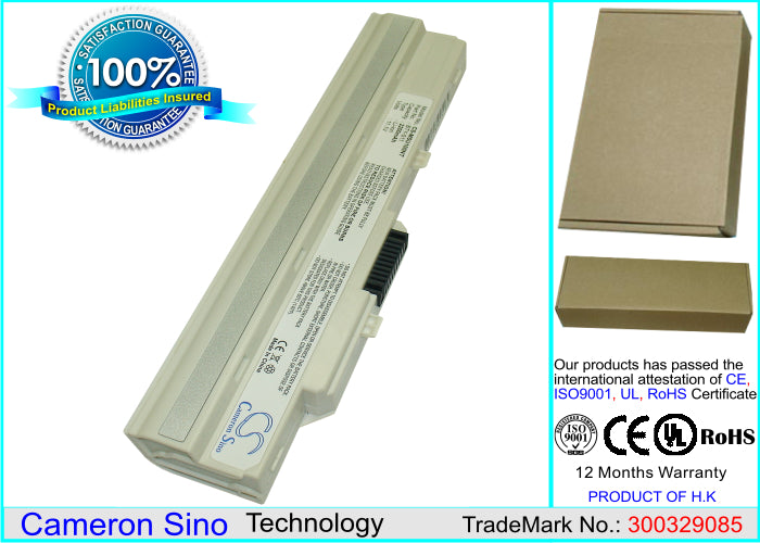 Replacement Battery for Datron | MSI | Mivvy | MyBook | Roverbook | Ahtec | Medion | LG | Casper | Tsunami | Advent | CMS U100 – Notebook, Laptop – 22 - image 1