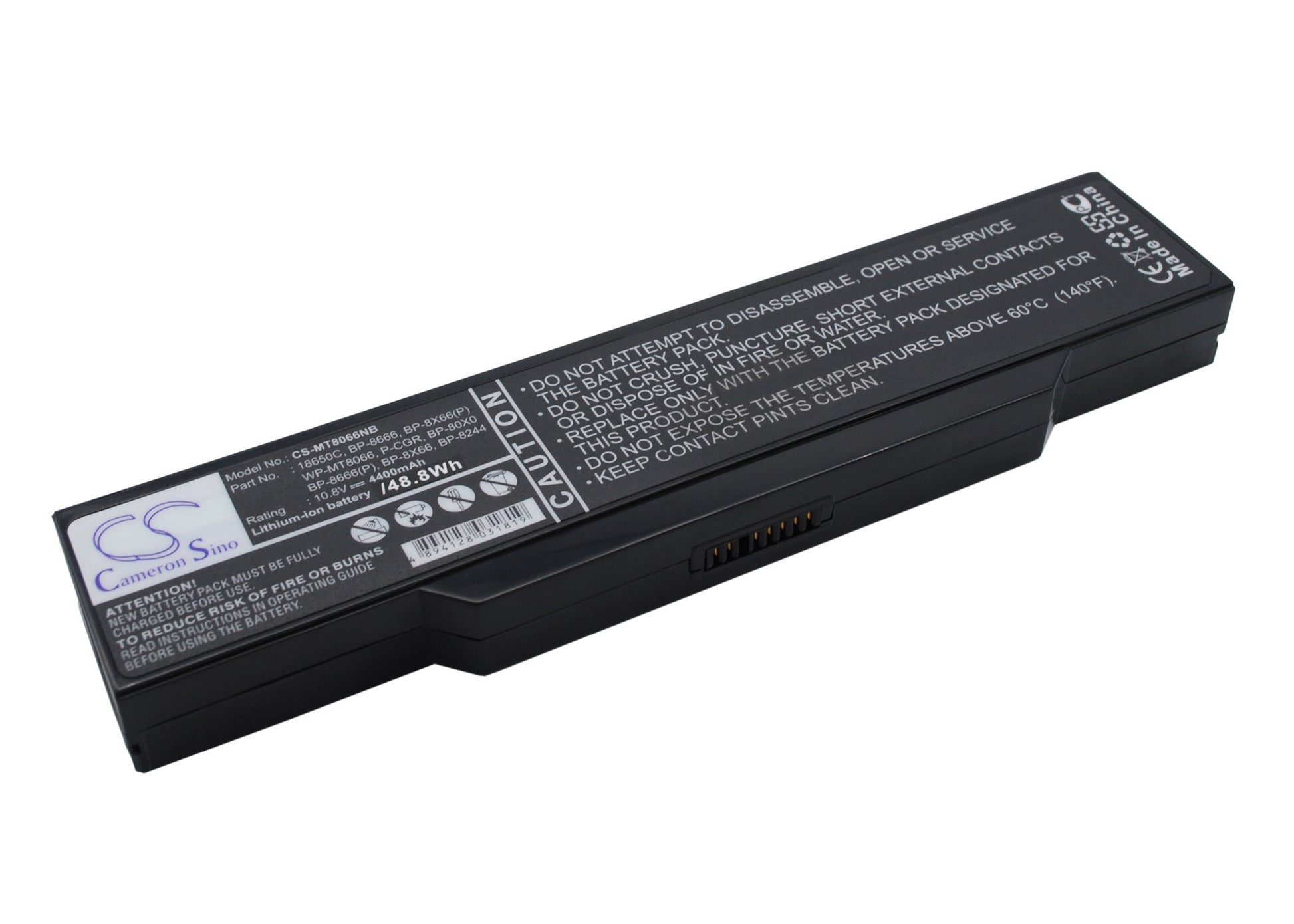 Replacement Battery for ECS | BenQ | Medion | WinBook | Mitac Note 1000 – Notebook, Laptop – 4400mAh / 10.8V - image 2