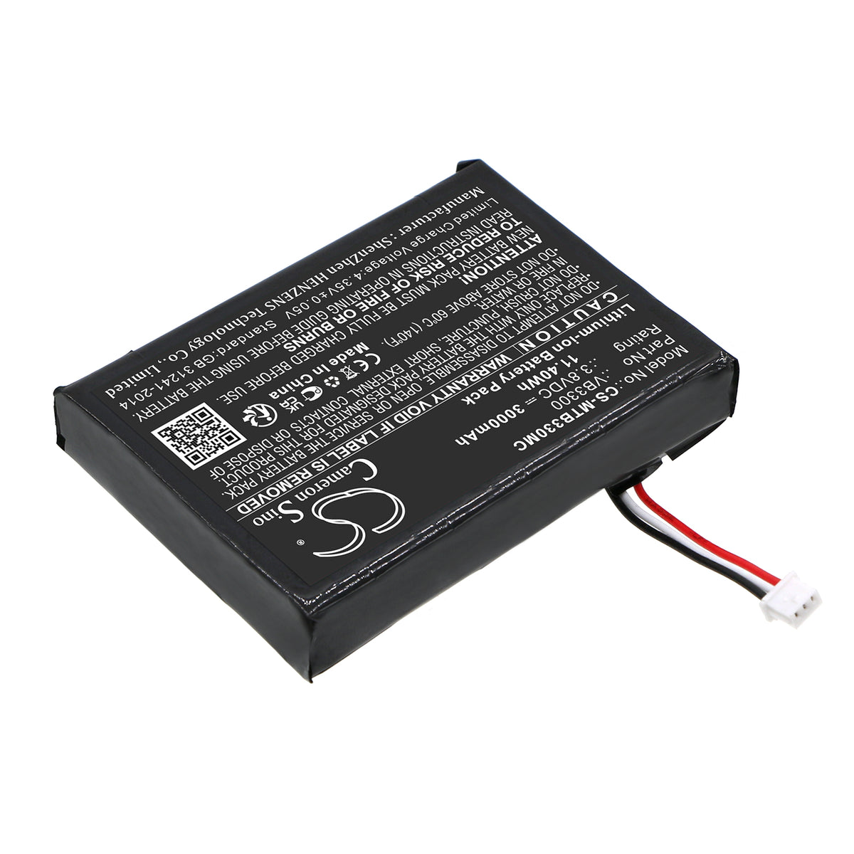 Replacement Battery for Motorola VB400 – Body Camera – 3000mAh / 3.8V