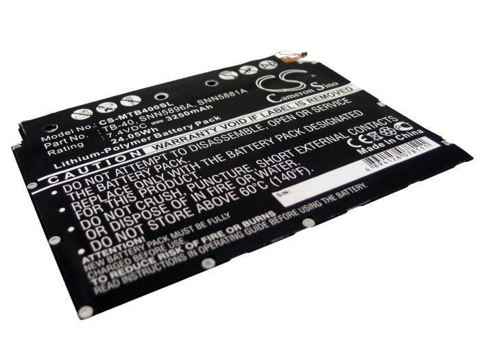Replacement Battery for Motorola MZ604 – Tablet – 3250mAh / 7.4V - image 1