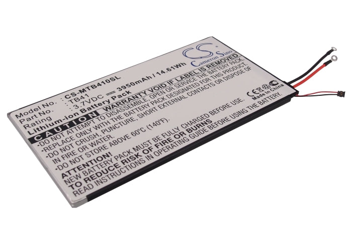 Replacement Battery for Motorola MZ609 – Tablet – 3950mAh / 3.7V - image 1