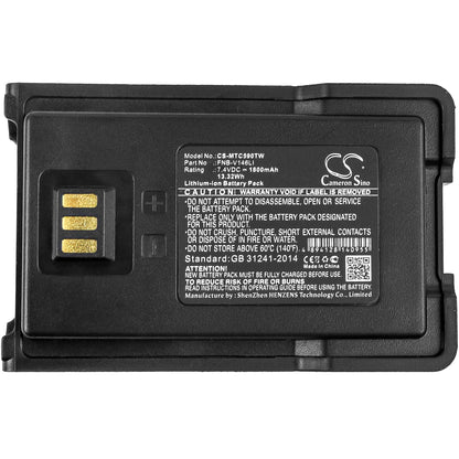 Replacement Battery for Motorola  EVX-C51 – Two-Way Radio – 1800mAh / 13.32Wh / 7.4V