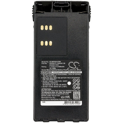Replacement Battery for Motorola CT150 – Two-Way Radio – 2100mAh / 7.2V