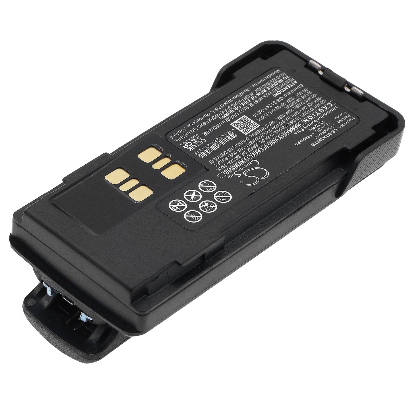 Replacement Battery for Motorola  DP2000 – Two-Way Radio – 1800mAh / 13.32Wh / 7.4V