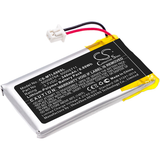 Replacement Battery for Mitel 6863i – Wireless Headset – 240mAh / 3.7V