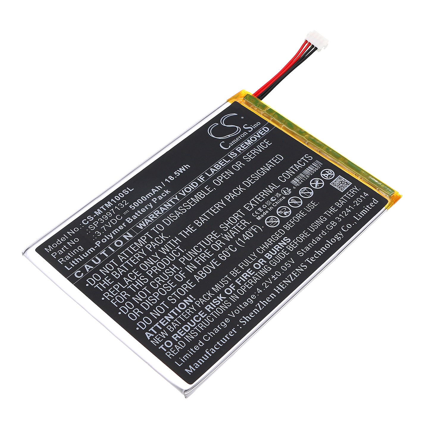 Replacement Battery for Micros mTablet – Tablet – 5000mAh / 3.7V - image 1
